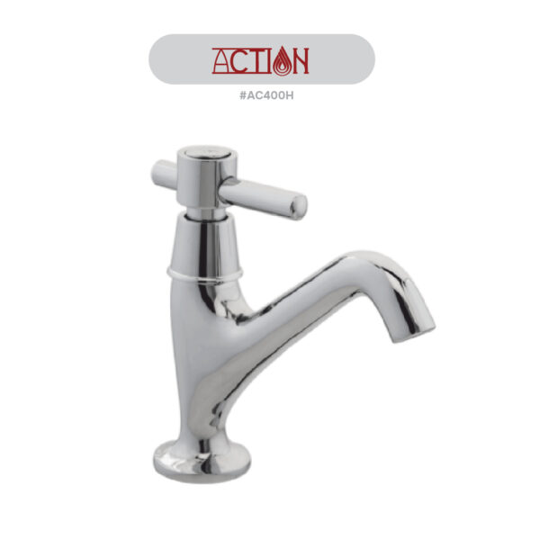 P4® ACTION PILLAR COCK HIGH NECK #AC400H