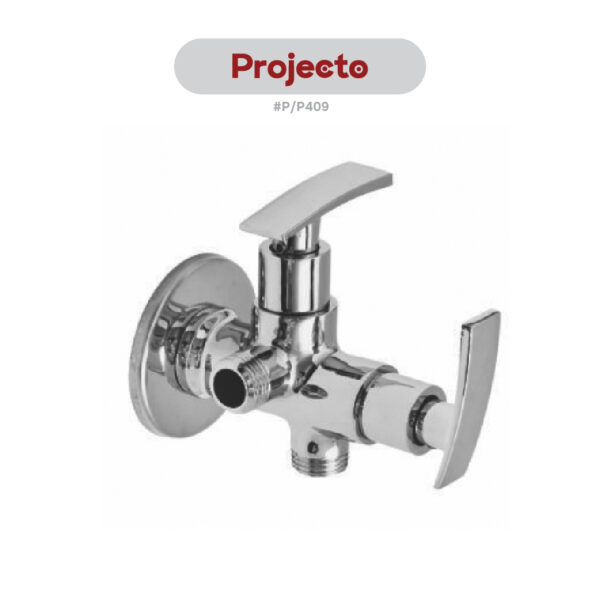 P4 PROJECTO 2 WAY ANGLE COCK #P/P409