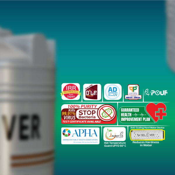 Silver P4 INTERNATIONAL®  Alkaline Technology Water Tank - Image 2