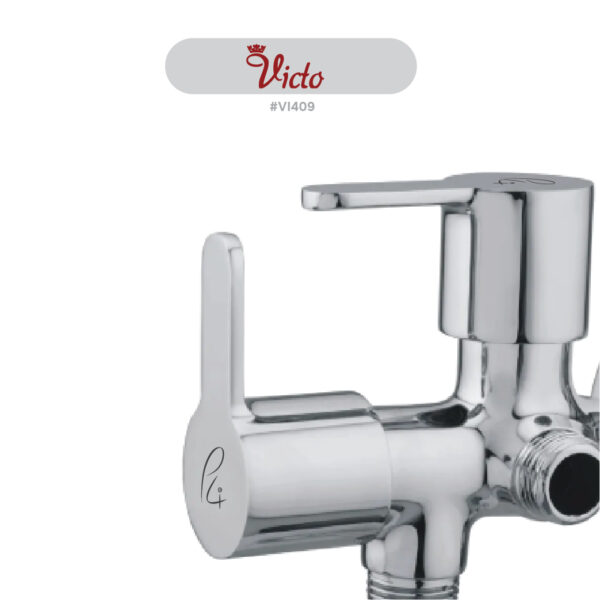 P4 VICTO 2 WAY ANGLE COCK #VI409 - Image 2