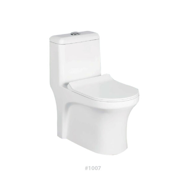 P4® CERAMIC One Piece Closet Round #1007