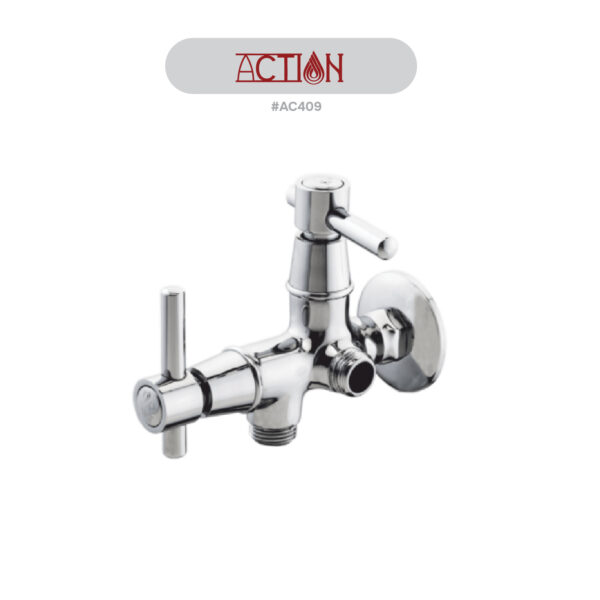 P4® ACTION 2 WAY ANGLE COCK #AC409