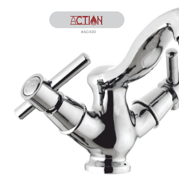P4® ACTION CENTER HOLE BASIN MIXER #AC430 - Image 2