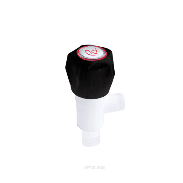 P4® BLACK HEAD PTMT ANGLE COCK #PTS408