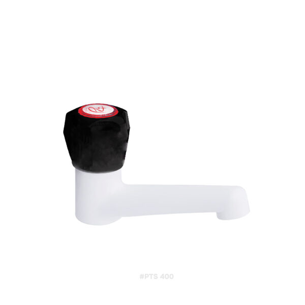 P4® BLACK HEAD PTMT PILLAR COCK #PTS400