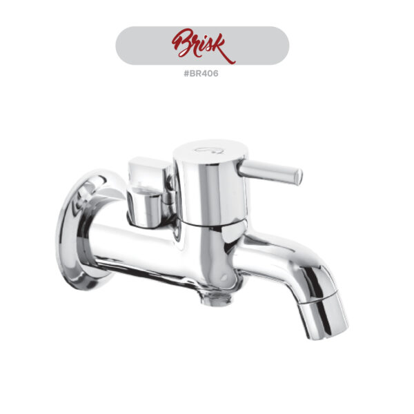 P4® BRISK 2 WAY BIB COCK #BR406