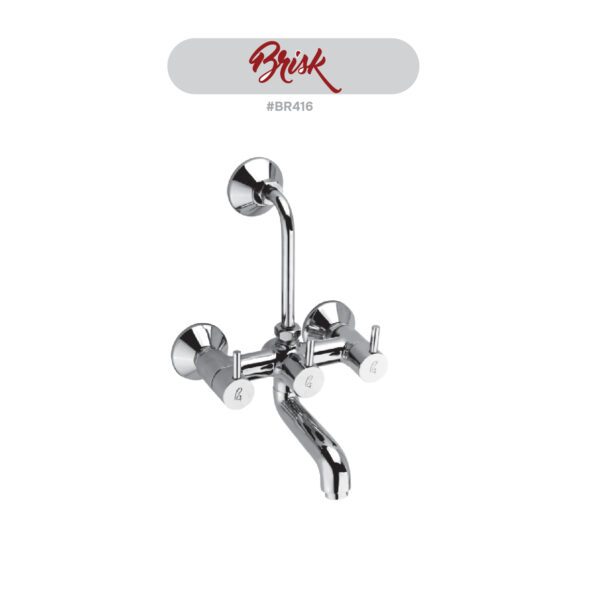 P4® BRISK 3 IN 1 WALL MIXER WITH L BEND #BR416