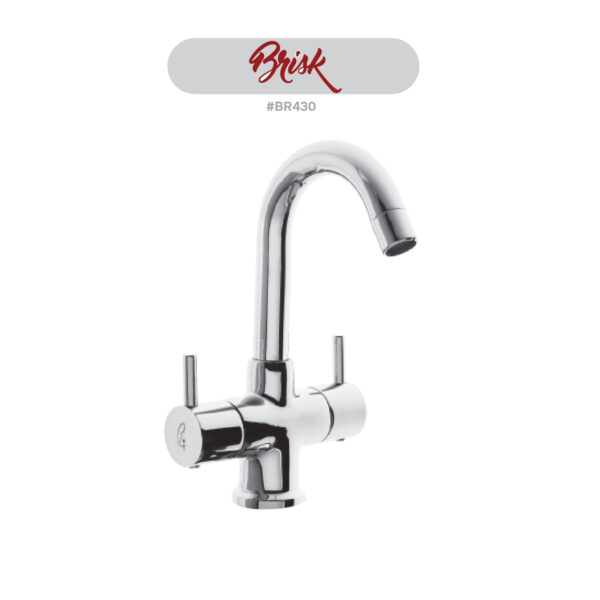 P4® BRISK CENTER HOLE BASIN MIXER #BR430